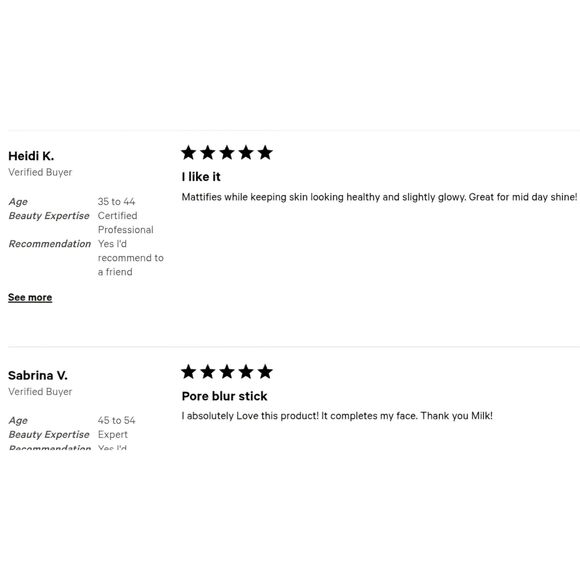 MILK MAKEUP Pore Eclipse Matte Blur Priming Setting Stick NEW MSRP $36 - Picture 12 of 16